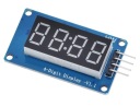 345 4-miestny LED displej TM1637 Červený