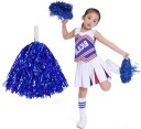 Bambulka roztlieskavačky CHEERLEADER bambulky MODRÁ