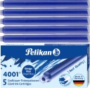 PELIKAN NÁPLŇKY NA PERE DLHÉ 5 ks GTP/5 MODRÁ