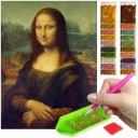 DIAMANTOVÁ MAĽBA DIAMANTOVÁ VÝŠIVKA MOZAIKA MONA LISA