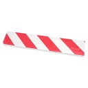 Garážový nárazník, 2 cm samolepiaca pena, červená a biela