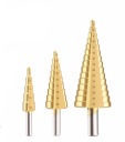 SADA KUŽELOVÝCH VRTÁKOV STEP 3 ks 4-32mm