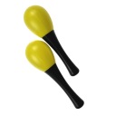 MARACAS HRKALKY KERA AUDIO M22 BICÍ DRUPISY ŽLTÝ PÁR