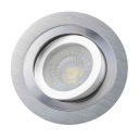 Halogénová lampa ONYX, brúsená strieborná