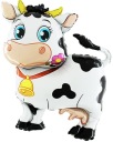 Fóliový balón Cow Fudge 70x90 cm Farm Birthday
