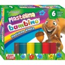Bambino plastelína, 6 farieb, okrúhla