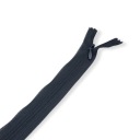 Alfa neodnímateľný skrytý zips, čierny, 20 cm