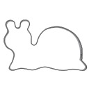 Vykrajovačka na slimáky, formička 14 cm, EkoForemki
