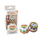 Rainbow Love Rainbow návliečky na cupcake 36 ks