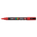 UNI POSCA POSCA OZNAČOVAČ NA PLAKÁT PC-3M ČERVENÝ