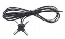 Napájací kábel, zástrčka DC Jack, 1,8 m (1531)