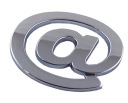 EMBLÉM PÍSMENO PÍSMENO ČÍSLO ČÍSLA CHROME @ MONKEY V9R78