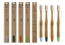 Stredná zubná kefka Ecodenta Bamboo