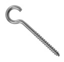 Otvorený stropný hák, skrutkovaný do dreva, polguľatý, 6x110, 1 ks