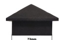 ČIAPKY HMOTY 80x80 PRE DAKAJ PLOTOVÝ STĹP STENA 1-3,5MM