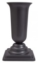 VÁZA NA STOJANKU DAMA (1) STRIEBORNÝ PLAST 27 CM