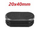 4 X OVÁLNY ČIAPOK PRE SKLENENÉ STOLIČKY 40X20mm