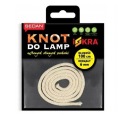 Bavlnený knôt do LAMPY, SVIETKY - okrúhly 6mm/1m