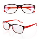 DELI Classic Unisex okuliare do práce Filter Blue Control Red