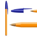 BIC Orange Original Fine guľôčkové pero 0,8 mm, modré
