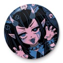 Cosmic Boop Goth Girl Spooky Selfie Pins Pin na batoh na oblečenie