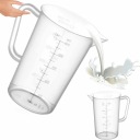 Plastový džbán s kuchynskou odmerkou na odmeranie mlieka, múky, cukru, 0,5l