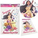 DEKORATÍVNA FÓLIA NA OKENIA DISNEY PRINCESS SNEHNOBIELA ​​MULAN