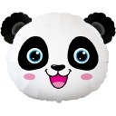 Fóliová BALÓNOVÁ PANDA hlava BIELY medvedík ZVIERATÁ