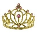 Diadém s ružovými perlami Princezná