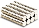 NEODYMIOVÉ MAGNETY NEODYMOVÉ MAGNETY 8X2MM 10KS