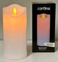 LED sviečka 17,5 cm / 7 cm Cortina pohyblivý plameň