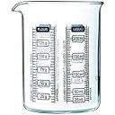 Odmerka s odmerkou a pohárom 0,25 L Pyrex