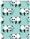 Obal na školské ID puzdra BIURFOL panda