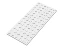 LEGO 3456 TANIER 6x14 biely NOVINKA (11g)