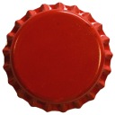 ČERVENÉ uzávery fliaš na pivo fi26 100 ks.