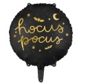 okrúhly HALLOWEENSKÝ FÓLIOVÝ BALÓN Hocus Pocus čierny