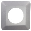 ZAMEL JEDNODUCHÝ STRIEBORNÝ KRYT NA STENU OSX-910-SRB