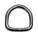 D-krúžok polkruh Kov 14mm 10 ks