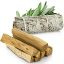 PALO SANTO KADIDLO + SÚPRAVA BUNDLE BIELEJ ŠALVI