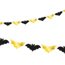 HALLOWEEN GARLAND PANNER BATS OZDOBY ČIERNEHO ZLATA 250 CM