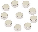 5x5 mm Neodymový okrúhly magnet 10ks silný silný
