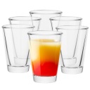 Sklenené poháre na Tequila Vodka Shots SET 6x58ml VEĽKÝ poľský výrobok