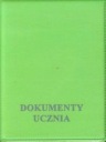 Vertikálny obal na študentské doklady, ZELENÝ