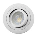 HALEGEN ÓNYXOVÁ LAMPA, okrúhla, BIELY HLINÍK