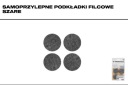 Plstené podložky fi 40mm 4 ks. šedá Vorstahlová
