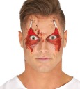 RANY ODRÁŽENÉ DOLE PREVRETÉ VIEČKA HALLOWEEN