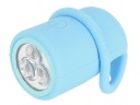 ENERGETICKÁ SILIKÓNOVÁ BICYKELOVÁ LAMPA S 3 DIÓDAMI