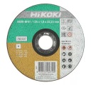INOX plochý rezací kotúč 125x22,23 mm Hikoki 782307 rovný na kov