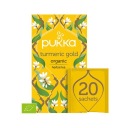 PUKKA Kurkuma zlatá Instantný bylinný čaj s kurkumou 20 vrecúšok