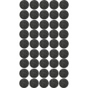 PLSTENÉ PODLOŽKY PRE NÁBYTkové STOLIČKY 15mm 45 ks